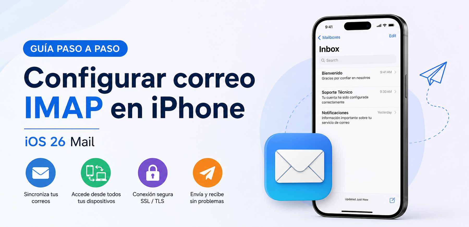 Configuraci�n de una Cuenta de Correo IMAP en Mail para iPhone y iPad