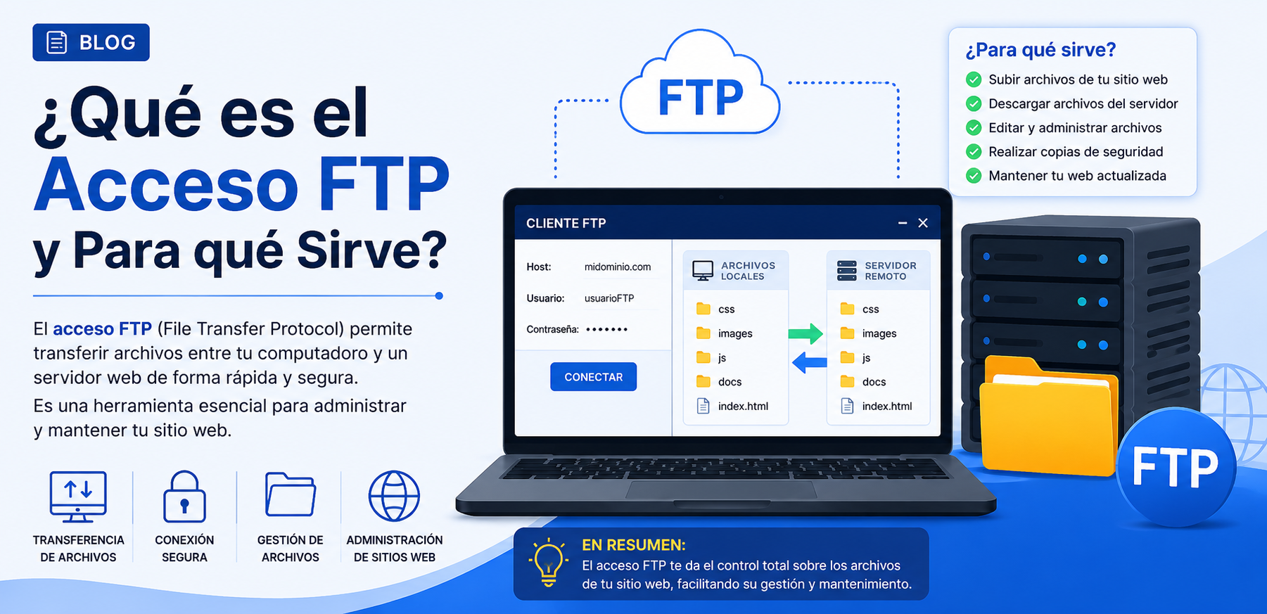 Que es el Acceso FTP y Para que Sirve